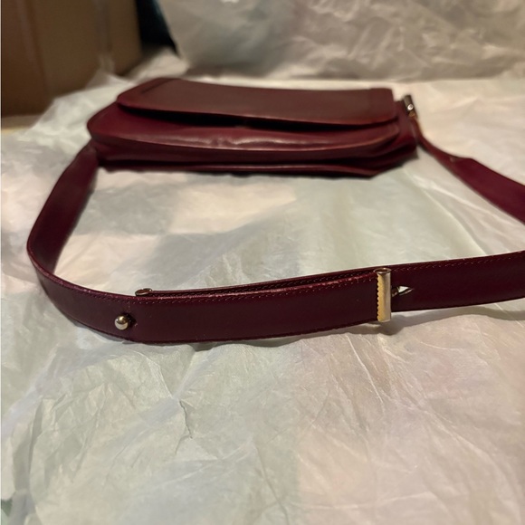 Dior Deep Red Leather Shoulder Bag - Picture 4 of 7